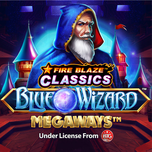Fire Blaze: Blue Wizard™ Megaways™ 烈焰™：蓝巫师™ Megaways™
