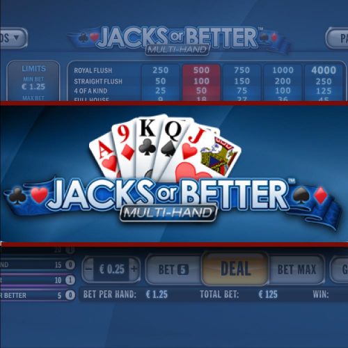 Jacks or Better Multi-Hand™ No Playtech Translation